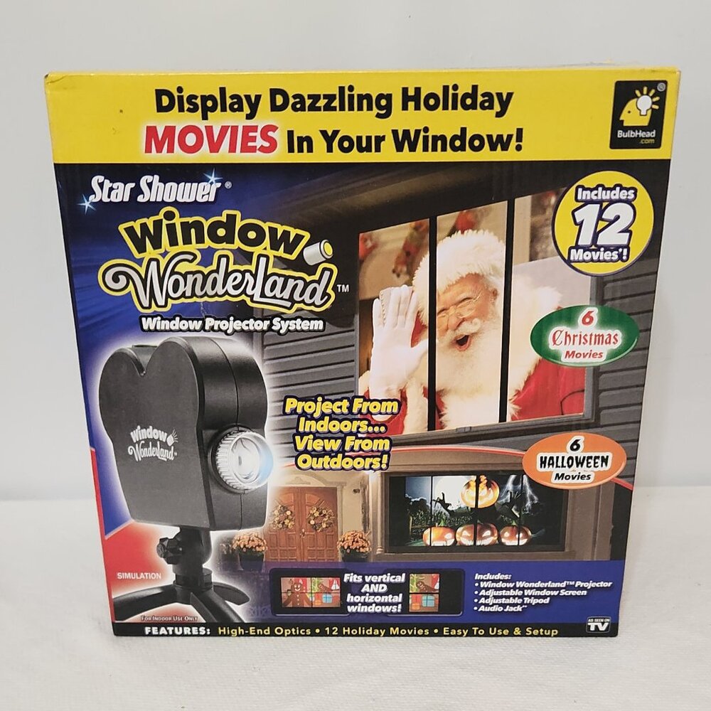 Star Shower Window Wonderland Christmas/Halloween Projector